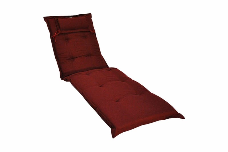 Solsängsdyna Fritab Canyon Solsängsdyna med nackkudde Wine red - Utemöbler - Dynor - Dyna solsäng