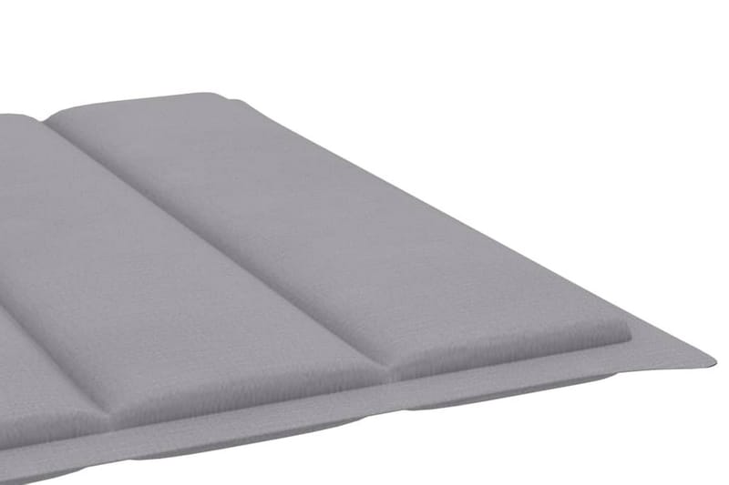 Solsängsdyna grå 200x60x3 cm tyg - Grå - Utemöbler - Dynor - Dyna solsäng