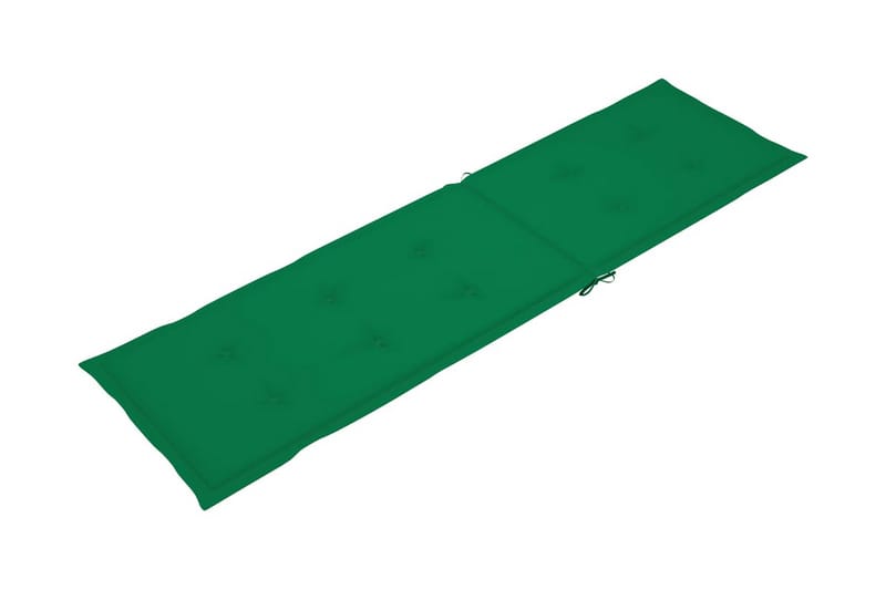 Solsängsdyna grön (75+105)x50x3 cm - Grön - Utemöbler - Dynor - Dyna solsäng