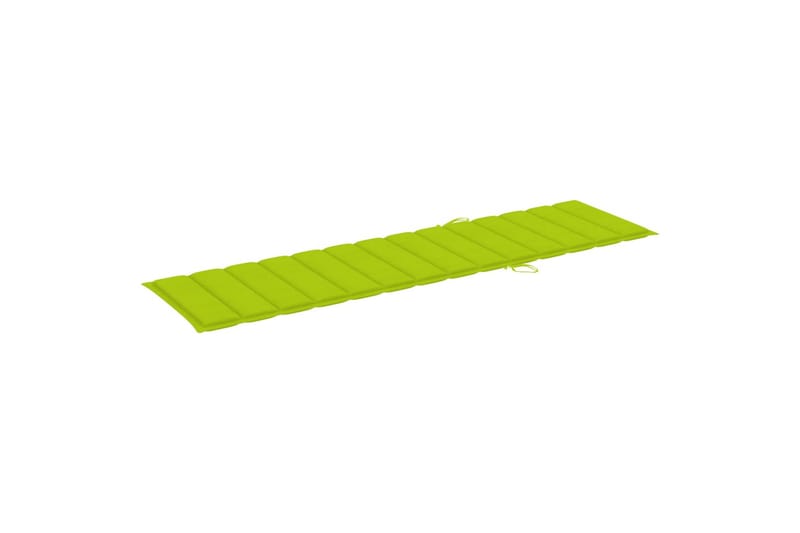 Solsängsdyna ljusgrön 200x50x3 cm tyg - Grön - Utemöbler - Dynor - Dyna solsäng