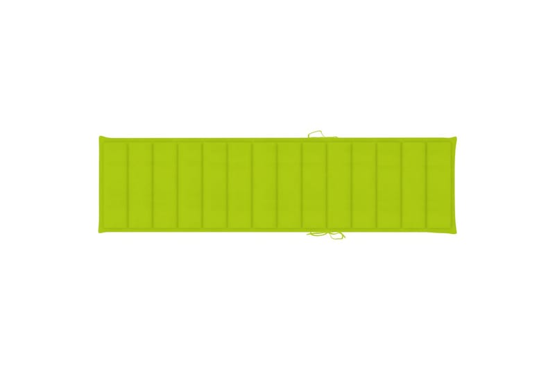 Solsängsdyna ljusgrön 200x50x3 cm tyg - Grön - Utemöbler - Dynor - Dyna solsäng