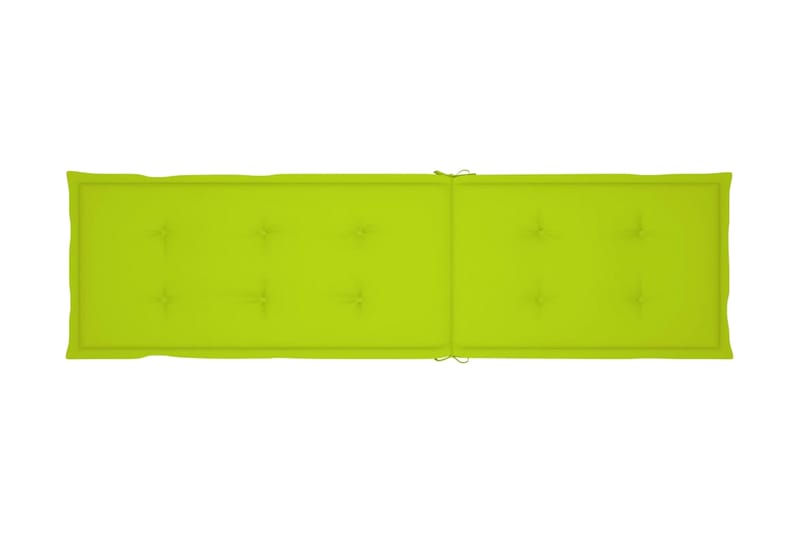 Solsängsdyna ljusgrön (75+105)x50x3 cm - Grön - Utemöbler - Dynor - Dyna solsäng