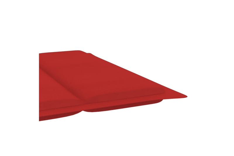 Solsängsdyna röd 186x58x3 cm - Röd - Utemöbler - Dynor - Dyna solsäng