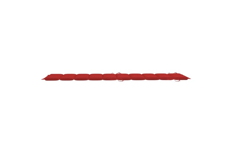 Solsängsdyna röd 186x58x3 cm - Röd - Utemöbler - Dynor - Dyna solsäng