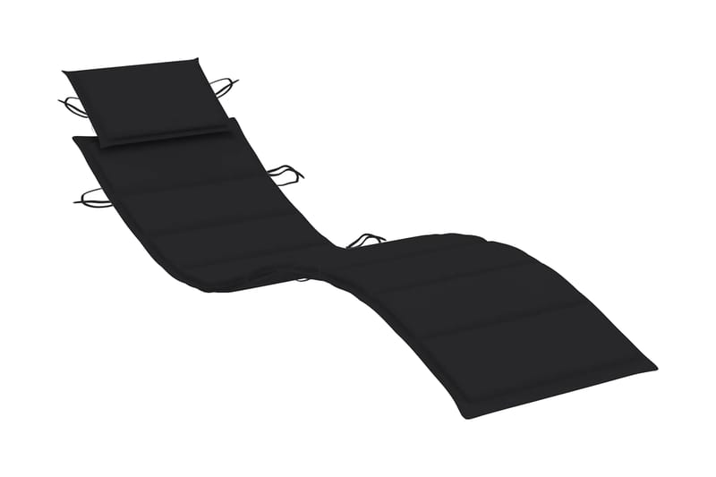 Solsängsdyna svart 186x58x3 cm - Svart - Utemöbler - Dynor - Dyna solsäng