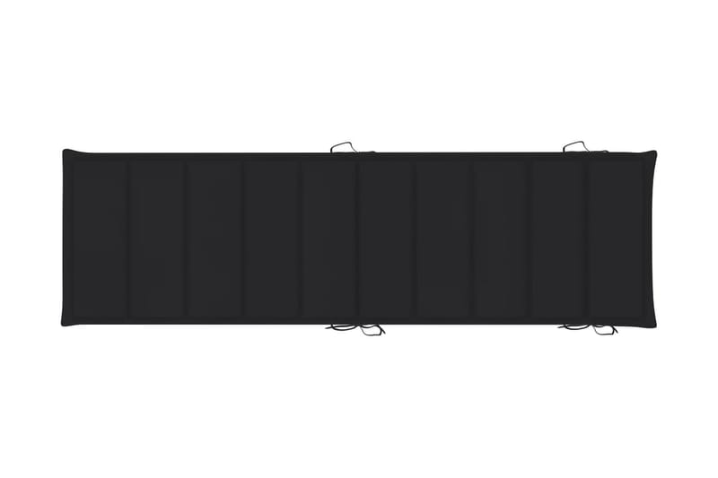 Solsängsdyna svart 186x58x3 cm - Svart - Utemöbler - Dynor - Dyna solsäng
