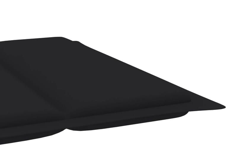 Solsängsdyna svart 186x58x3 cm - Svart - Utemöbler - Dynor - Dyna solsäng