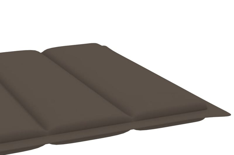 Solsängsdyna taupe 200x50x3 cm tyg - Brun - Utemöbler - Dynor - Dyna solsäng
