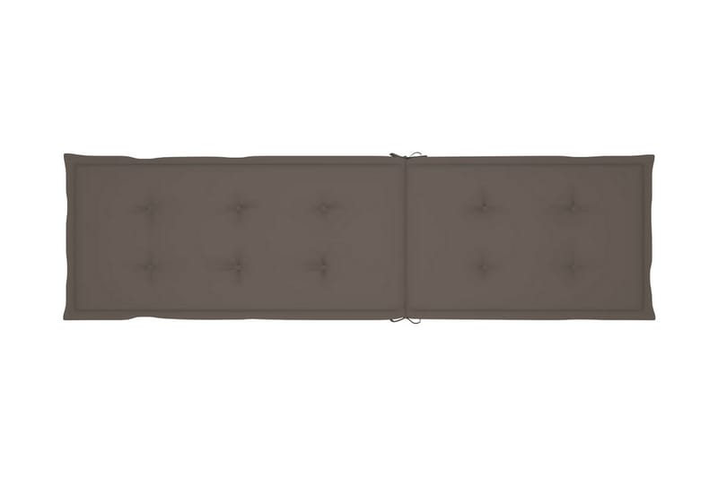 Solsängsdyna taupe (75+105)x50x3 cm - Brun - Utemöbler - Dynor - Dyna solsäng