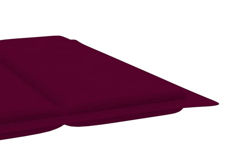 Solsängsdyna vinröd 186x58x3 cm - Röd - Utemöbler - Dynor - Dyna solsäng