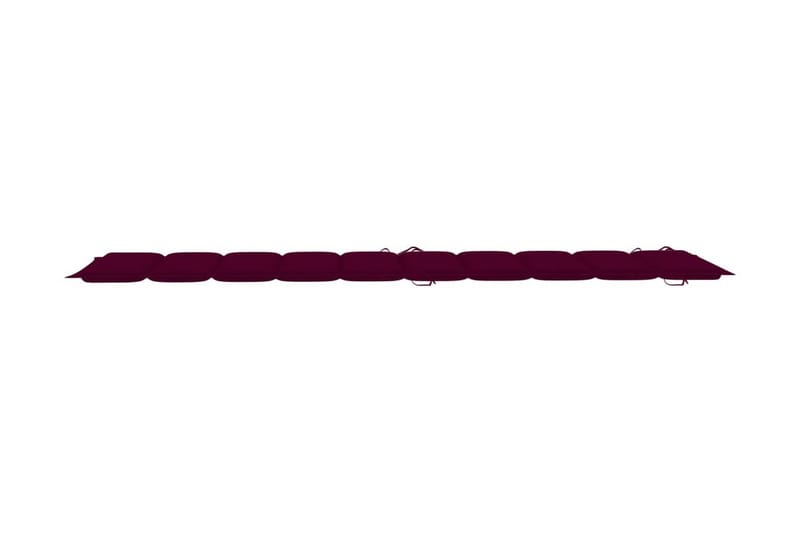 Solsängsdyna vinröd 186x58x3 cm - Röd - Utemöbler - Dynor - Dyna solsäng