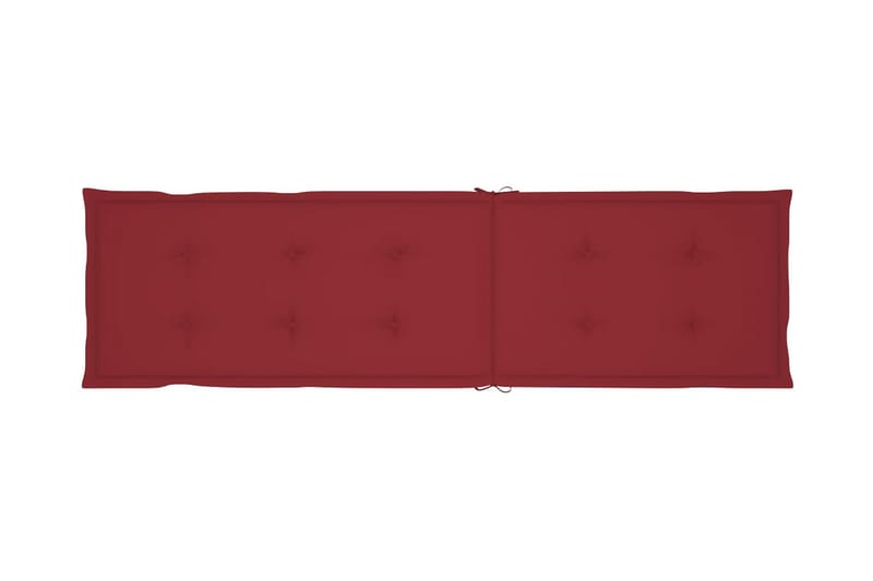 Solsängsdyna vinröd (75+105)x50x3 cm - Röd - Utemöbler - Dynor - Dyna solsäng