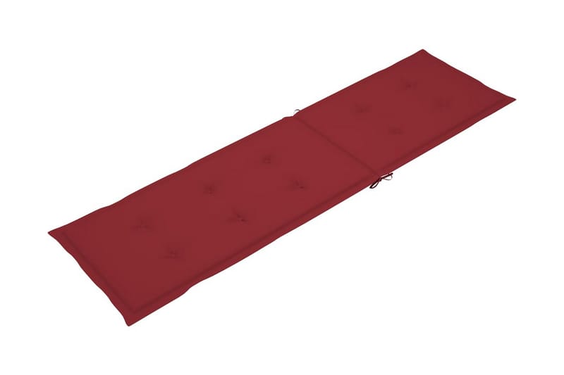 Solsängsdyna vinröd (75+105)x50x3 cm - Röd - Utemöbler - Dynor - Dyna solsäng