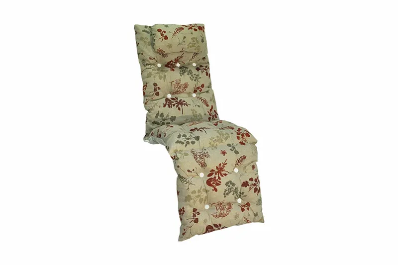 Baden-Baden Flockdyna med nackkudde - Natur - Utemöbler - Dynor - Solstolsdyna - Baden Baden dyna