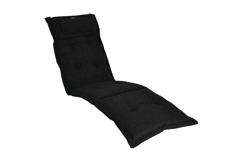 Däckstolsdyna Canyon med nackkudde Fritab Black - Utemöbler - Dynor - Solstolsdyna - Dyna däckstol