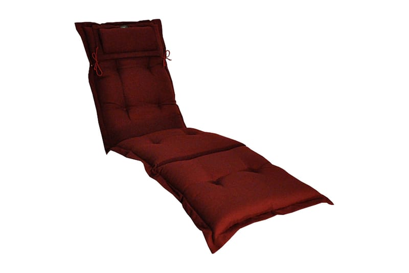 Däckstolsdyna Canyon med nackkudde Fritab Bordeaux - Utemöbler - Dynor - Solstolsdyna - Dyna däckstol