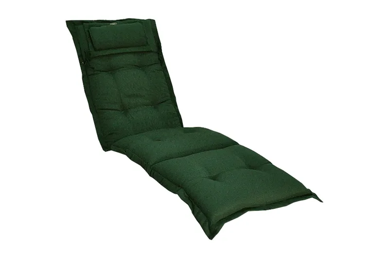 Däckstolsdyna Canyon med nackkudde Fritab Grön - Utemöbler - Dynor - Solstolsdyna - Dyna däckstol