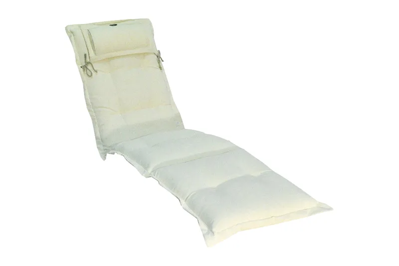 Däckstolsdyna Canyon med nackkudde Fritab Offwhite - Utemöbler - Dynor - Solstolsdyna - Dyna däckstol