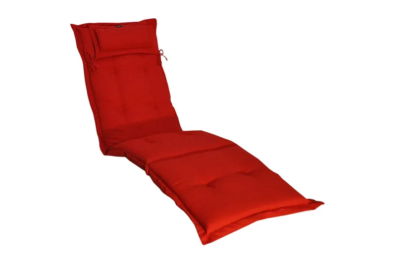 Däckstolsdyna Canyon med nackkudde Fritab Röd - Utemöbler - Dynor - Solstolsdyna - Dyna däckstol