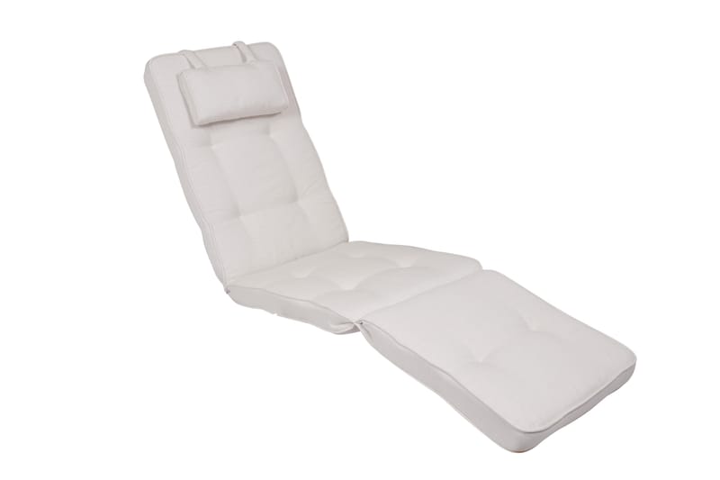 Hema Däckstolsdyna 50 cm - Vit - Utemöbler - Dynor - Solstolsdyna - Dyna däckstol