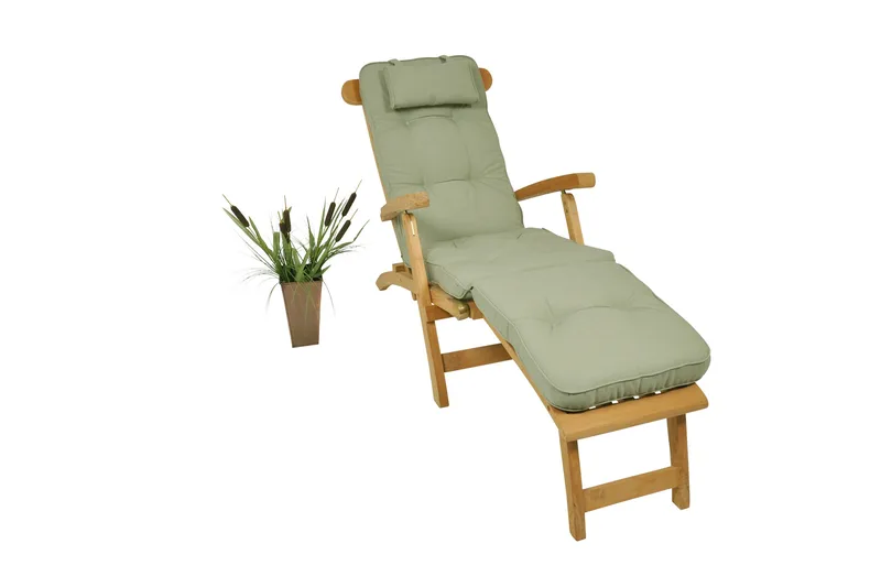 Standard Däckstolsdyna 50 cm - Grön - Utemöbler - Dynor - Solstolsdyna - Dyna däckstol