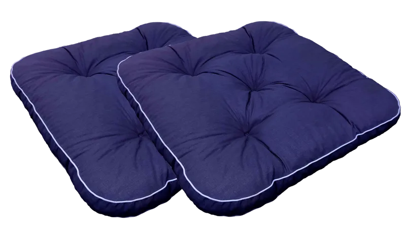 Stolsdyna Malmö 2-pack Utomhus, Blå