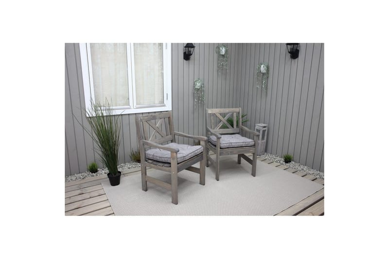 Stolskudde Malmö, grå - Utemöbler - Dynor - Sittdynor & ryggdynor utemöbler