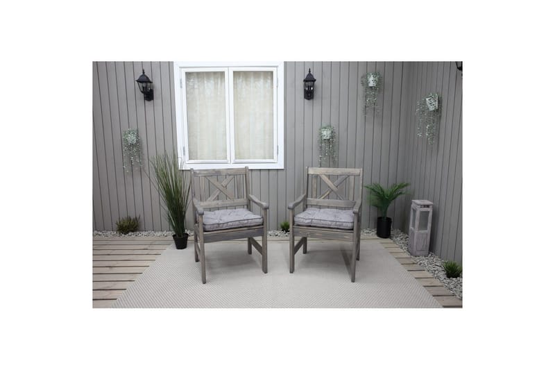 Stolskudde Malmö - Grå - Utemöbler - Dynor - Sittdynor & ryggdynor utemöbler