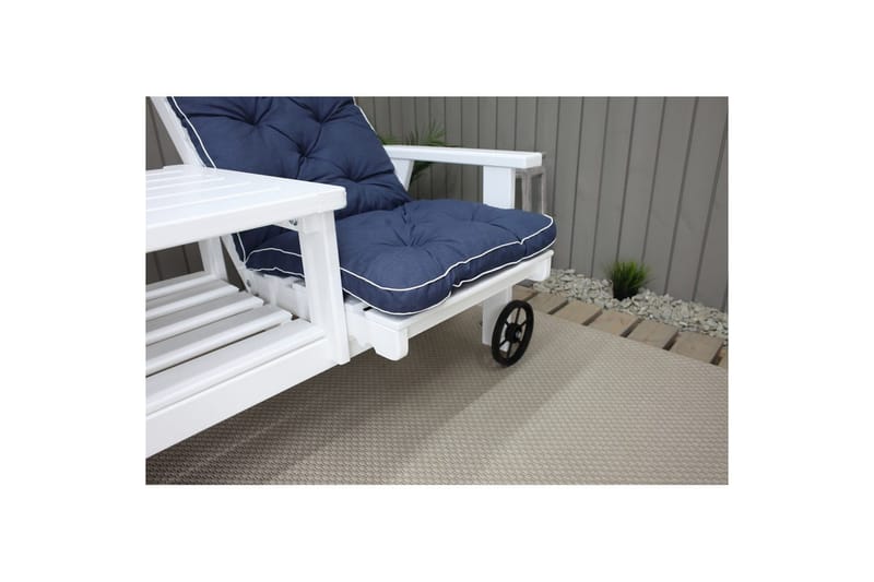 Stolskudde med ryggstöd Malmö Maxi Hög Rygg Blå - Blå - Utemöbler - Dynor - Övriga dynor