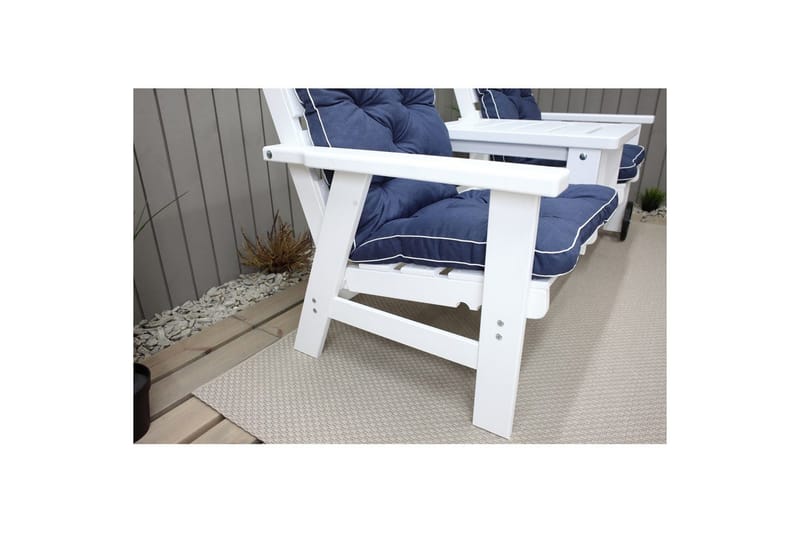 Stolskudde med ryggstöd Malmö Maxi Hög Rygg Blå - Blå - Utemöbler - Dynor - Övriga dynor