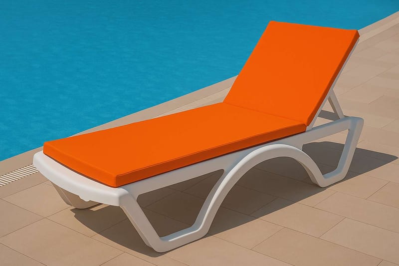 Travos Solstolskudde - Orange - Utemöbler - Dynor - Dyna solsäng