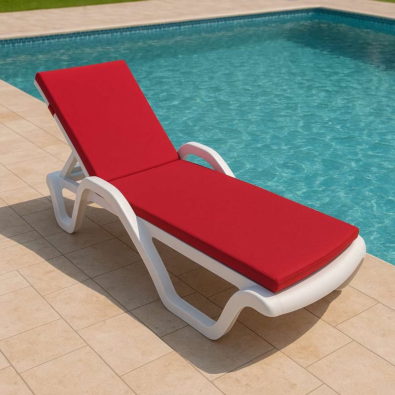 Travos Solstolskudde - Röd - Utemöbler - Dynor - Dyna solsäng