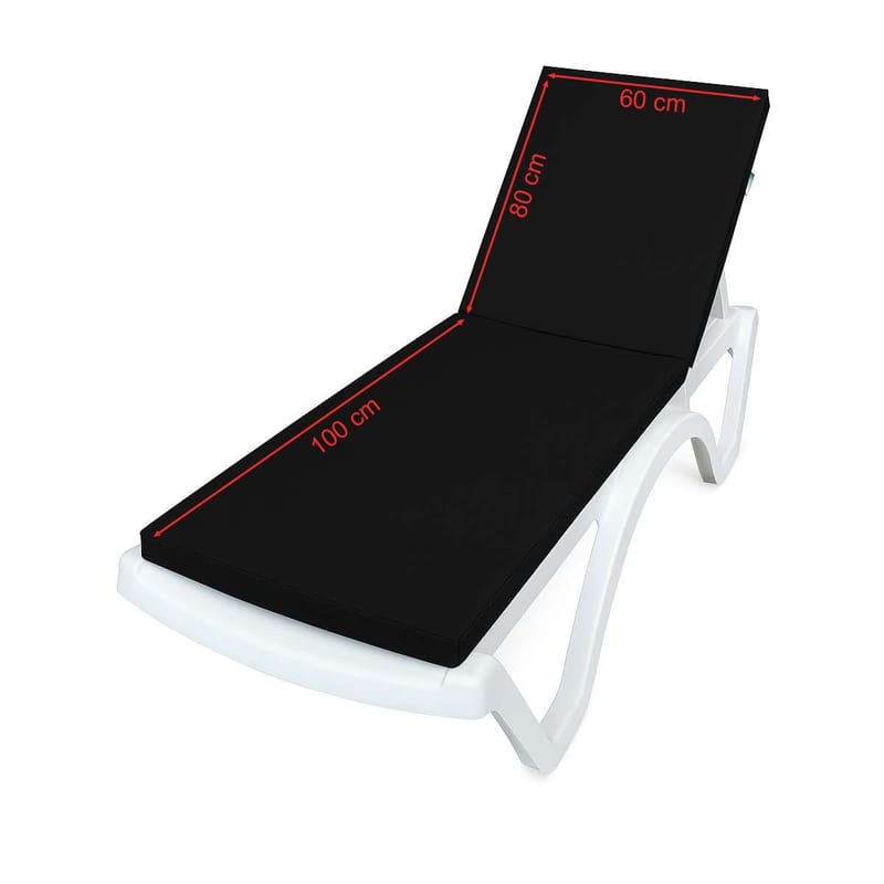 Travos Solstolskudde - Svart - Utemöbler - Dynor - Dyna solsäng