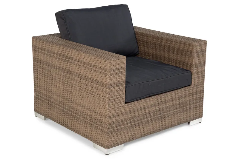 Bahamas Dynfodral till Loungefåtölj - Grå - Utemöbler - Dynor - Dynöverdrag & utomhusklädsel