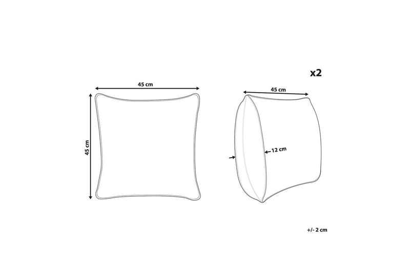 Utomhuskudde Ostina set om 2 - Textil & mattor - Filtar, kuddar & plädar - Utekudde
