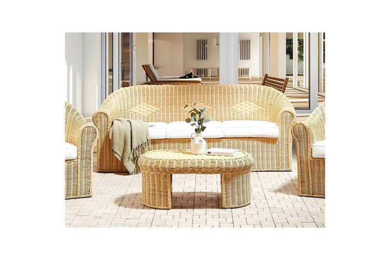 3-sitssoffa Livadeia - Utemöbler - Loungemöbler - Loungesoffa