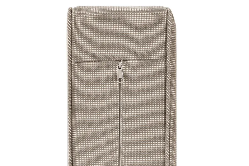 3-sitssoffa Trani Ljus trä/grått/beige, Ja - Ljus trä/grått/beige, Ja - Utemöbler - Loungemöbler - Loungesoffa