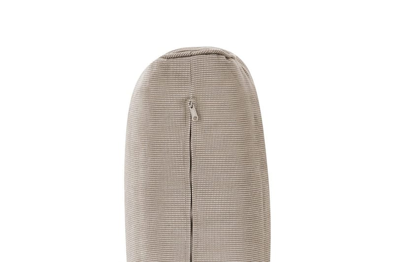 3-sitssoffa Trani Mörkt trä/grått/beige, Nej - Mörkt trä/grått/beige, Nej - Utemöbler - Loungemöbler - Loungesoffa