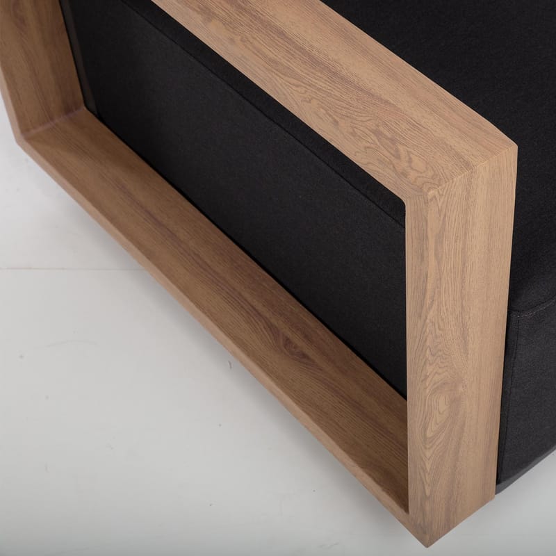 Armstöd till soffmodul 88x52,5x10 cm (2 st, höger + vänster) - Grå - Utemöbler - Loungemöbler - Klädselpaket loungemöbler
