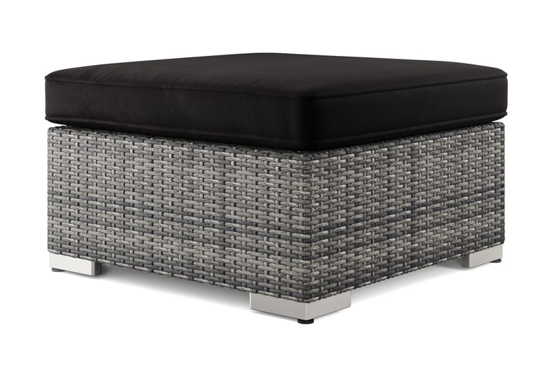 Bahamas Divanmodul - Loungebord utomhus 75x75 cm till soffor - Grå - Utemöbler - Loungemöbler - Modulsoffa utomhus