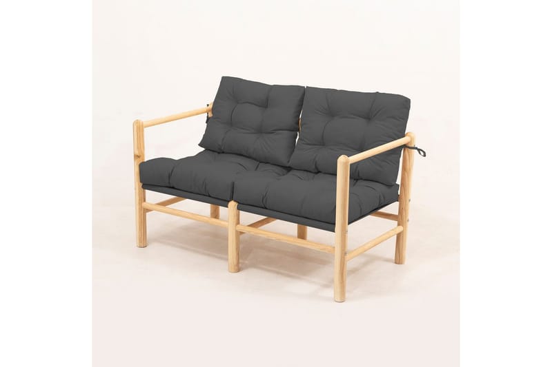 Calna Utesoffa 2-sits - Grå - Utemöbler - Loungemöbler - Loungesoffa