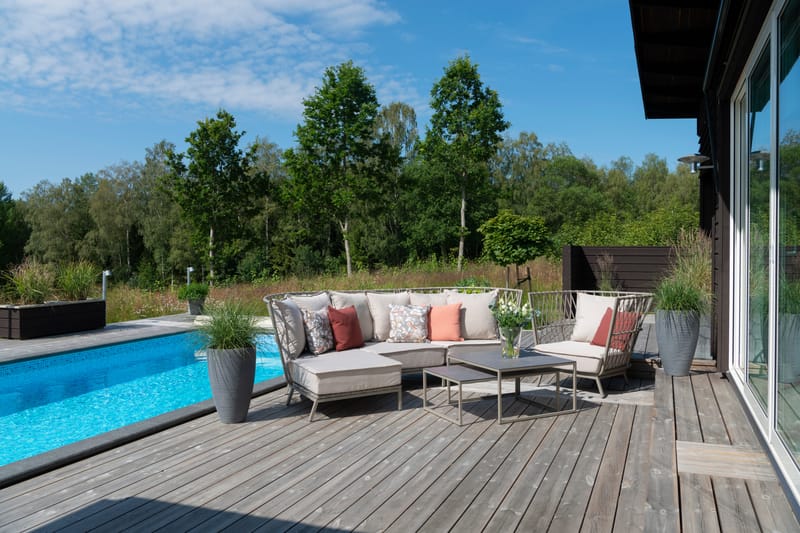 Divan Hillerstorp Jet Set - Beige - Utemöbler - Loungemöbler - Modulsoffa utomhus