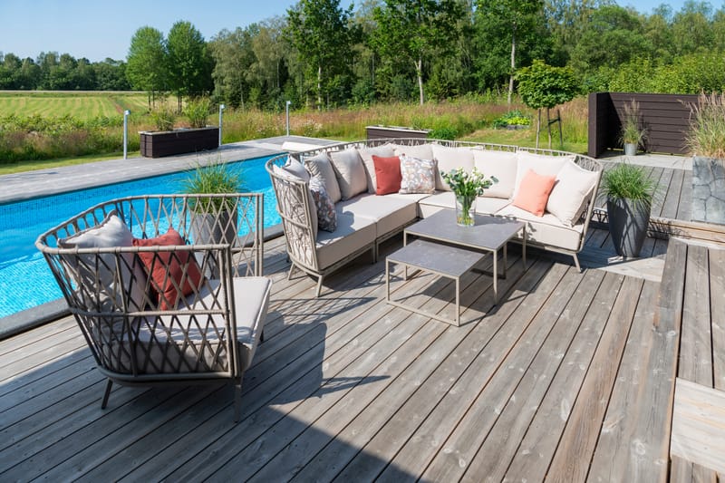 Divan Hillerstorp Jet Set - Beige - Utemöbler - Loungemöbler - Modulsoffa utomhus