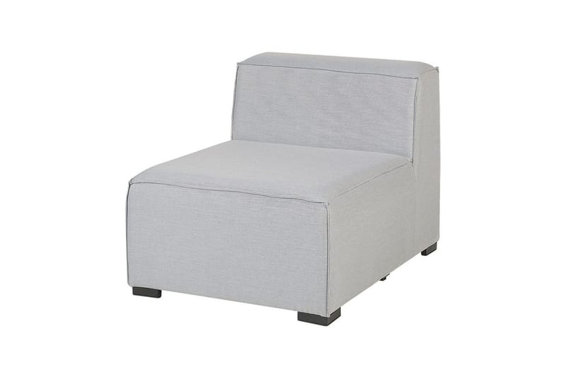 Hörnsoffa med fotpall Arezzo Grå/svart, Högervänd - Grå/svart, Högervänd - Utemöbler - Loungemöbler - Loungesoffa