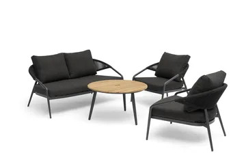 Hillerstorp Ekeryd Utesoffa Antracitgrå - Utemöbler - Loungemöbler - Loungesoffa