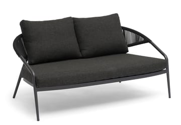 Hillerstorp Ekeryd Utesoffa Antracitgrå - Utemöbler - Loungemöbler - Loungesoffa