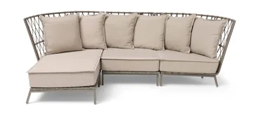Hillerstorp Jet Set Divan - Beige - Utemöbler - Loungemöbler - Modulsoffa utomhus