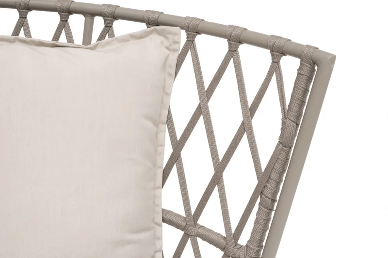 Hillerstorp Jet Set Loungesoffa 3-Sits - Beige - Utemöbler - Loungemöbler - Loungesoffa