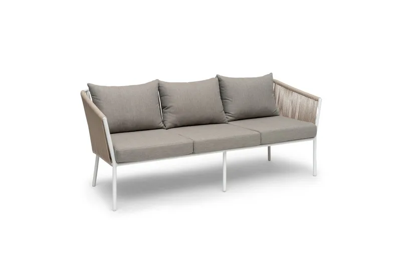 Hillerstorp Lersund Utesoffa Vit/Beige, Vit/Beige