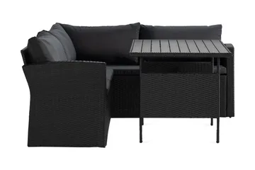 James Light Soffgrupp Utomhus  5-sits - Svart - Utemöbler - Loungemöbler - Soffgrupp utomhus